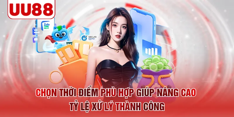 Chọn thời điểm phù hợp giúp nâng cao tỷ lệ xử lý thành công